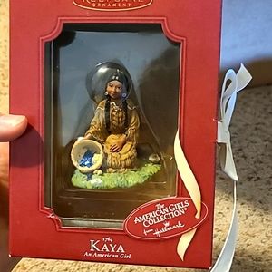 Hallmark American girl doll Kaya ornament